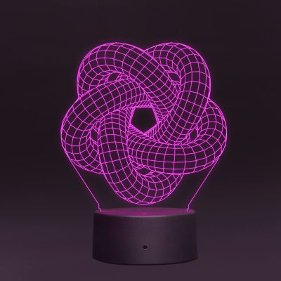 3D Illusion Led Night lamp for Home Decor Light 7 Color Changing Light with Remote Control